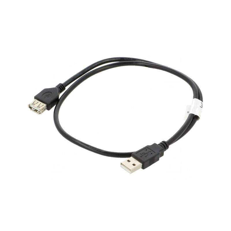 Cablu USB 2.0 A-A 0,7m negru 30AWG aurit | Electronic-mag.ro | Componente Electronice Cablu USB 2.0 A-A 0,7m negru 30AWG aurit | Electronic-mag.ro | Componente Electronice