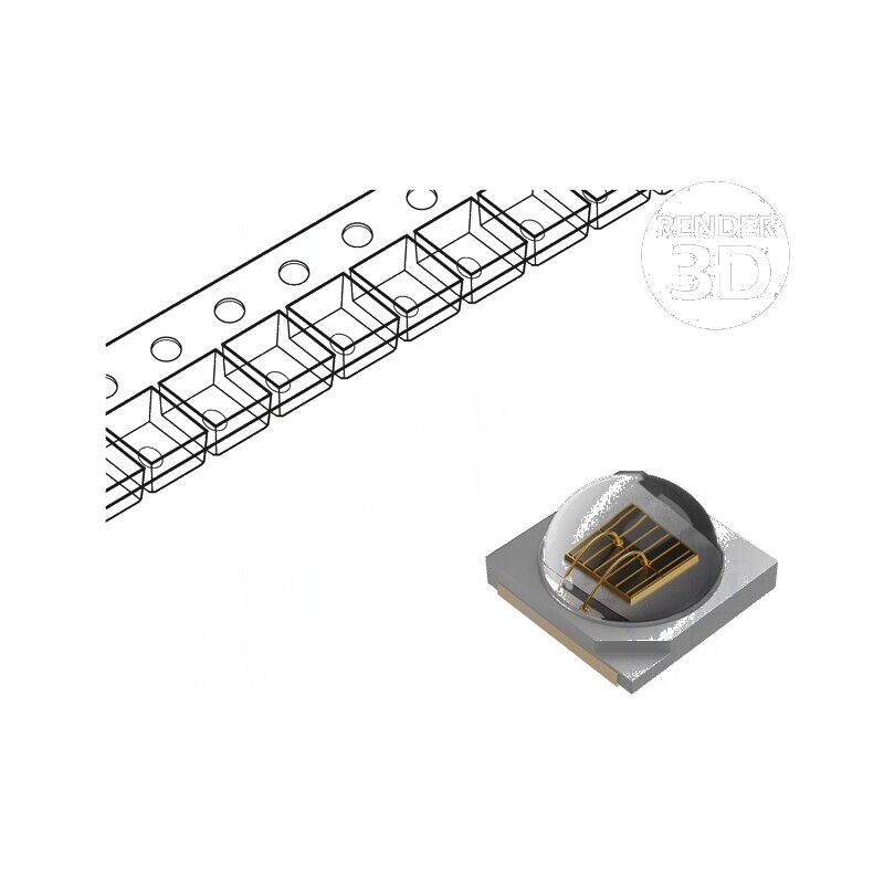 LED SMD roșie 71-89,2lm 3x3x2,21mm 80° 350mA λd: 620-632nm | Electronic-mag.ro | Componente Electronice LED SMD roșie 71-89,2lm 3x3x2,21mm 80° 350mA λd: 620-632nm | Electronic-mag.ro | Componente Electronice