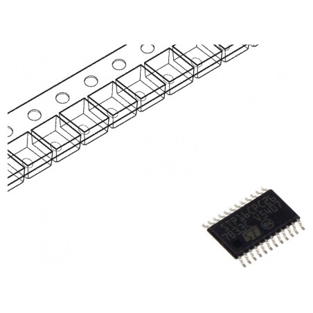Driver LED TSSOP24 5-90mA 1,3-20V 16 Canale 30MHz | Electronic-mag.ro | Componente Electronice