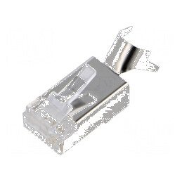 Conector RJ45 Cat 6 ecranat 8p8c | Electronic-mag.ro | Componente Electronice