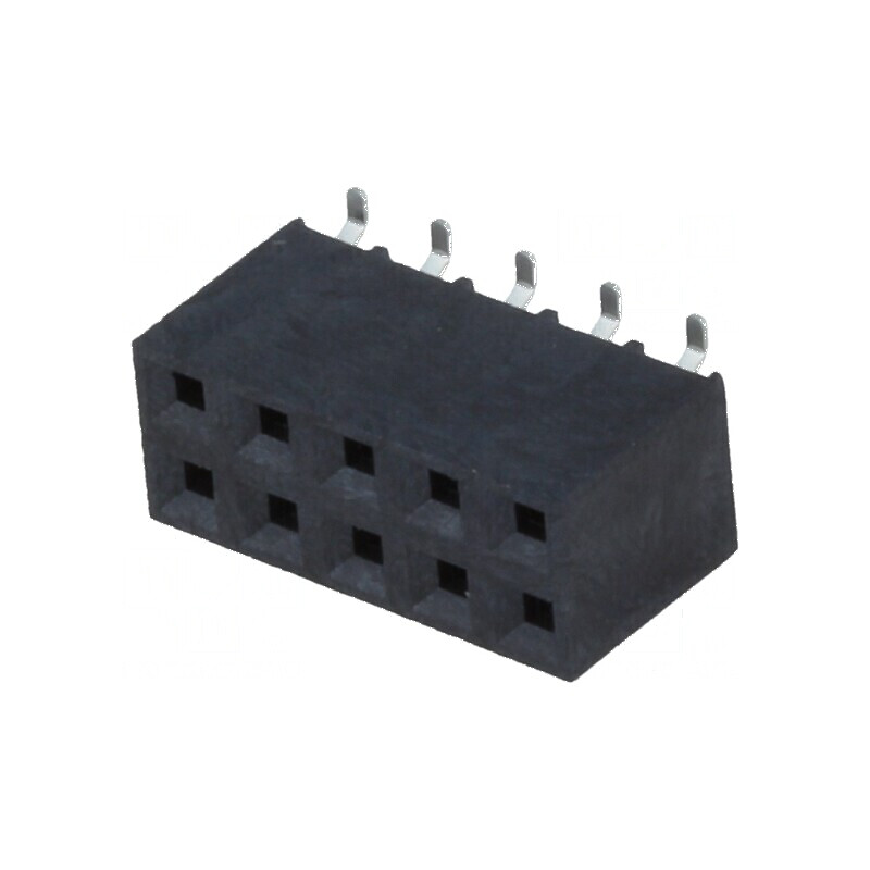 Conector şiruri pini soclu mamă 10 verticale 2,54mm SMT | Electronic-mag.ro | Componente Electronice Conector şiruri pini soclu mamă 10 verticale 2,54mm SMT | Electronic-mag.ro | Componente Electronice