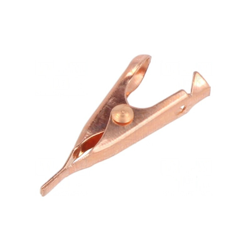 Bornă crocodil 5A cu prindere max. 5,6mm, lungime 28mm | Electronic-mag.ro | Componente Electronice