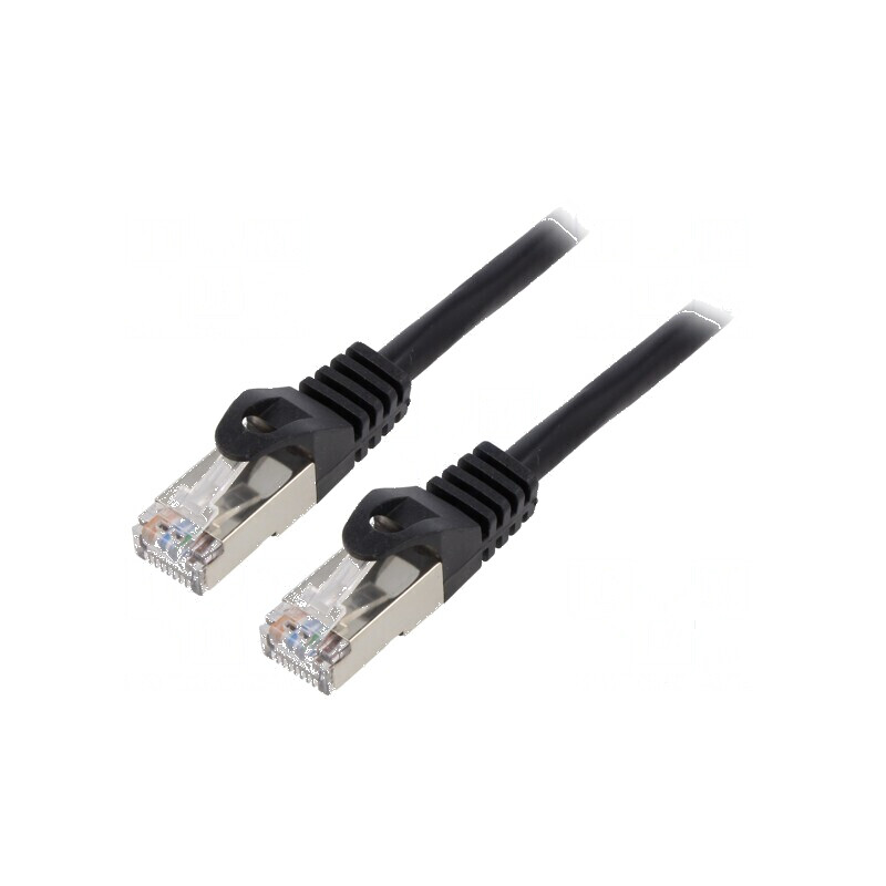 Patch cord F/UTP 6 litat CCA PVC negru 0,5m 26AWG | Electronic-mag.ro | Componente Electronice Patch cord F/UTP 6 litat CCA PVC negru 0,5m 26AWG | Electronic-mag.ro | Componente Electronice