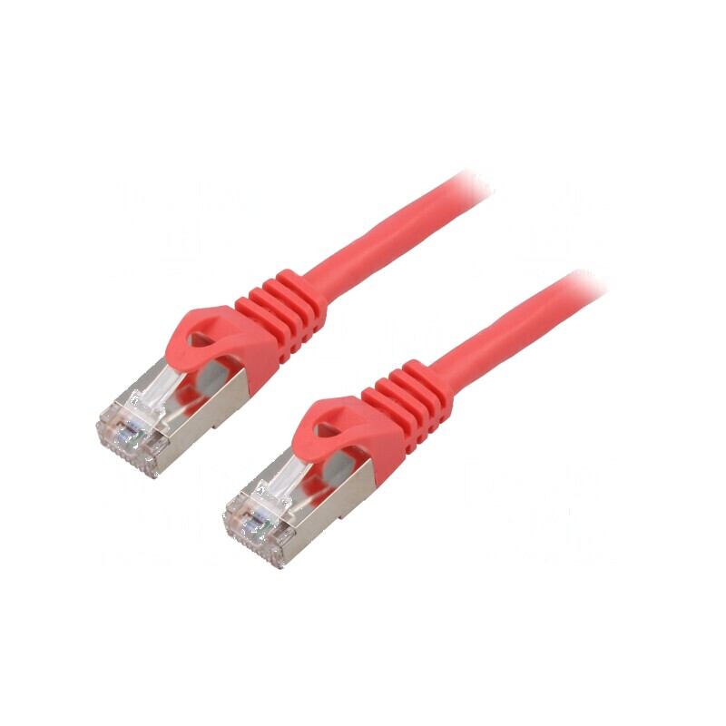 Patch cord F/UTP 6 litat CCA PVC roșu 0,5m 26AWG | Electronic-mag.ro | Componente Electronice Patch cord F/UTP 6 litat CCA PVC roșu 0,5m 26AWG | Electronic-mag.ro | Componente Electronice