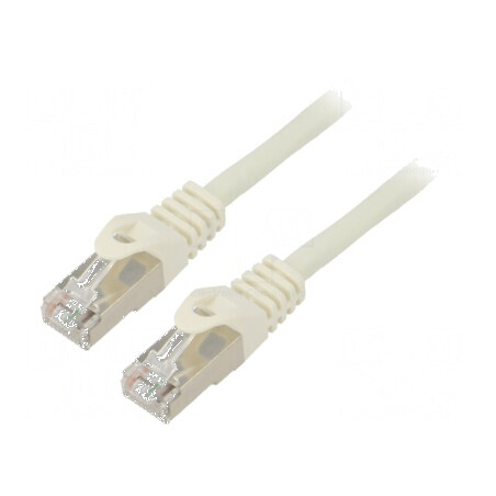 Cabluri patch F/UTP 6 litat CCA PVC alb 0,5m 26AWG | Electronic-mag.ro | Componente Electronice
