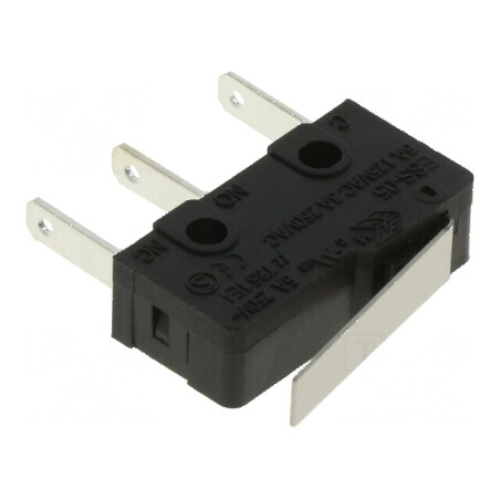 Microîntrerupător SNAP ACTION 3A 250VAC SPDT cu manetă Poz 2 | Electronic-mag.ro | Componente Electronice