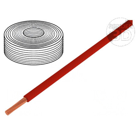 Cablu H07Z-K 2,5mm2 FRNC roşu 450V 750V Clasa 5 | Electronic-mag.ro | Componente Electronice