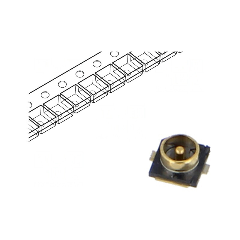 Conector U.FL (IPX/AMC) 50Ω SMT tată | Electronic-mag.ro | Componente Electronice Conector U.FL (IPX/AMC) 50Ω SMT tată | Electronic-mag.ro | Componente Electronice