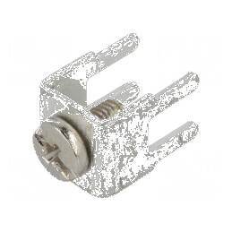 Terminal cu șurub THT argintie | Electronic-mag.ro | Componente Electronice