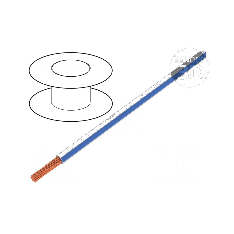 Cablu H07V2-K 1,5mm² 16AWG PVC Alb-Albastru Clasa 5 | Electronic-mag.ro | Componente Electronice Cablu H07V2-K 1,5mm² 16AWG PVC Alb-Albastru Clasa 5 | Electronic-mag.ro | Componente Electronice