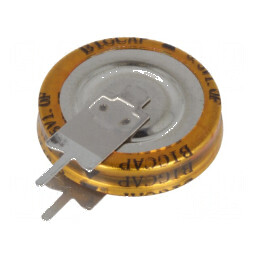 Supercondensator THT 1F 5,5VDC Ø19x20,5mm -25° până la 70°C EDLC | Electronic-mag.ro | Componente Electronice