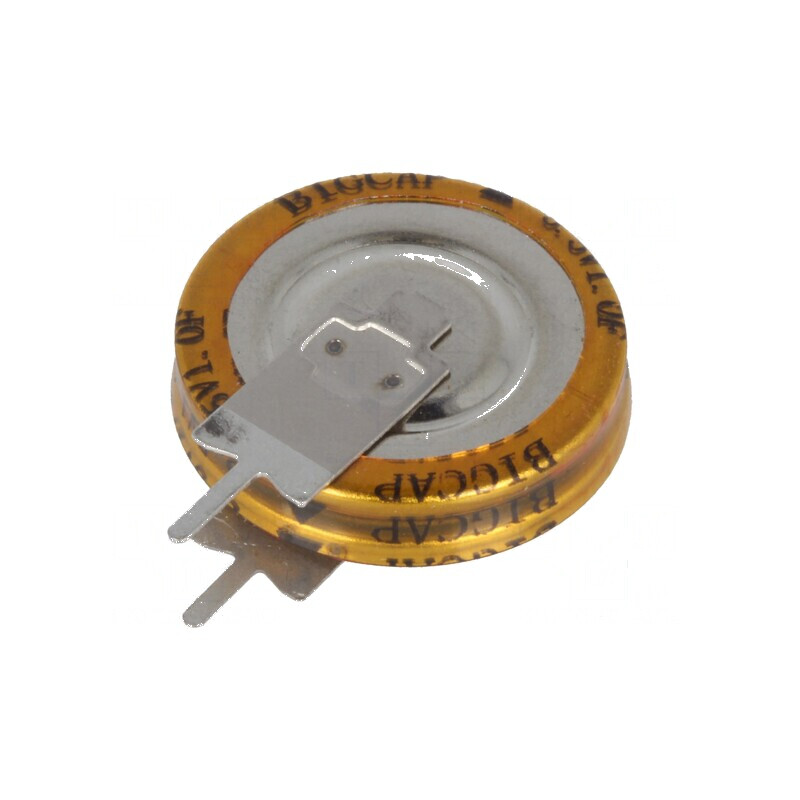Supercondensator THT 1F 5,5VDC Ø19x20,5mm -25° până la 70°C EDLC | Electronic-mag.ro | Componente Electronice