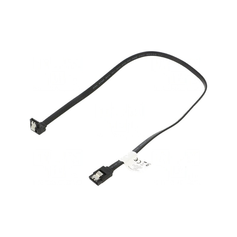 Cablu SATA 0,5m negru cu mufă în unghi | Electronic-mag.ro | Componente Electronice Cablu SATA 0,5m negru cu mufă în unghi | Electronic-mag.ro | Componente Electronice