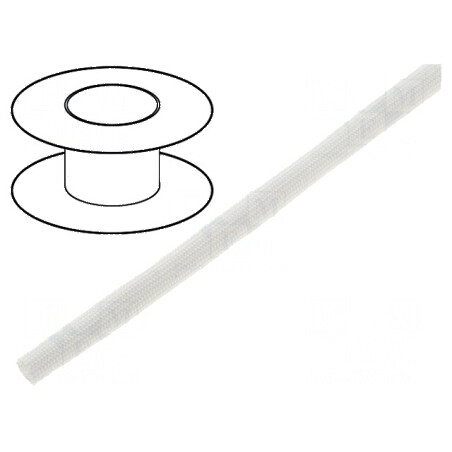 Manșon electroizolant fibră de sticlă Ø5mm -40÷180°C | Electronic-mag.ro | Componente Electronice
