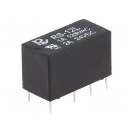 Releu electromagnetic DPDT 12VDC, contacte max 2A | Electronic-mag.ro | Componente Electronice
