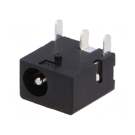 Conector alimentare DC 3,5/1,3mm THT 1A 12VDC | Electronic-mag.ro | Componente Electronice