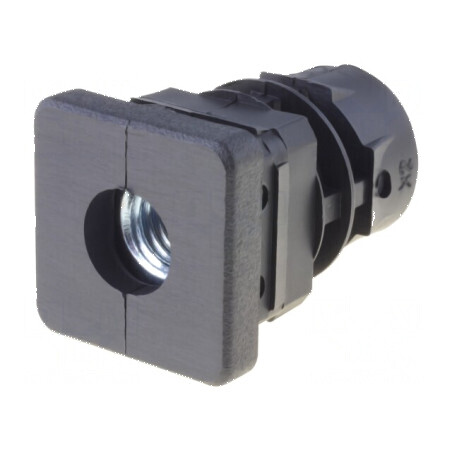 Obturator negru pentru fixare picioruşe, profil Corp | Electronic-mag.ro | Componente Electronice
