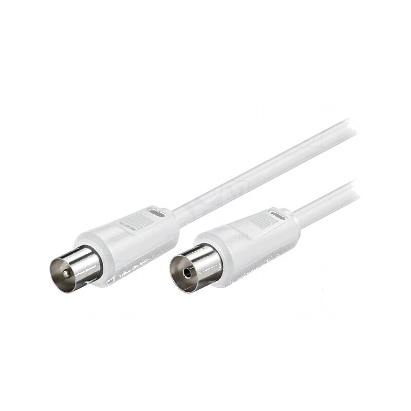 Cablu coaxial 0,5m 9,5mm alb 75Ω | Electronic-mag.ro | Componente Electronice Cablu coaxial 0,5m 9,5mm alb 75Ω | Electronic-mag.ro | Componente Electronice