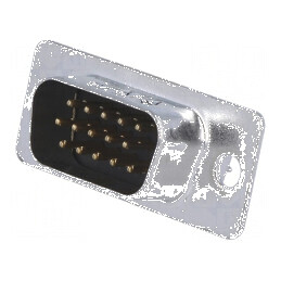 Mufă tată D-Sub HD 15 pini pe cablu lipire | Electronic-mag.ro | Componente Electronice