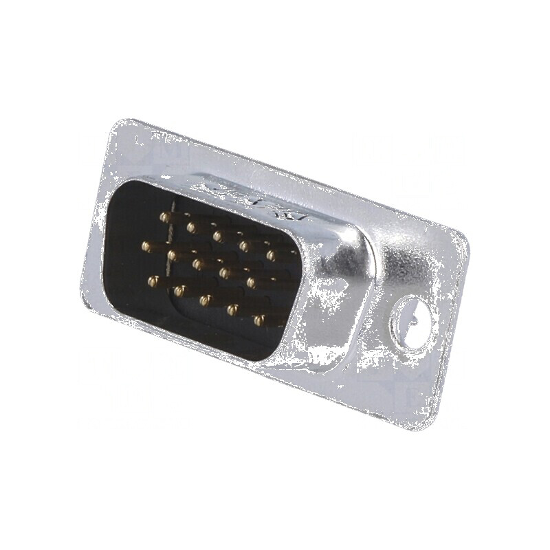 Mufă tată D-Sub HD 15 pini pe cablu lipire | Electronic-mag.ro | Componente Electronice