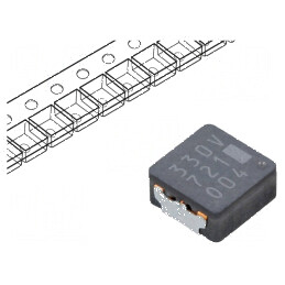 Inductor SMD 33uH 1,7A 206mΩ 6,4x6x3mm -40÷150°C | Electronic-mag.ro | Componente Electronice
