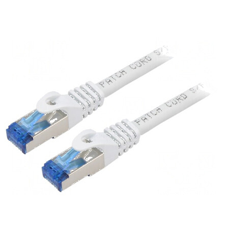 Patch cord S/FTP 6a CCA LSZH gri 0,25m 26AWG | Electronic-mag.ro | Componente Electronice