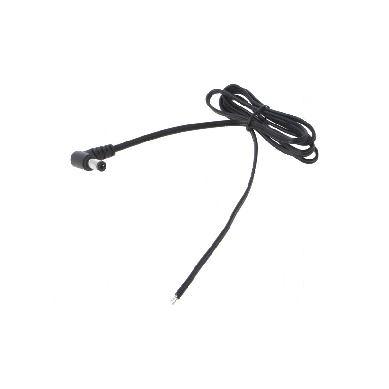 Cablu 2x0,5mm2 DC 5,5/2,1 Mufă Unghiată Negru și Gri | Electronic-mag.ro | Componente Electronice Cablu 2x0,5mm2 DC 5,5/2,1 Mufă Unghiată Negru și Gri | Electronic-mag.ro | Componente Electronice