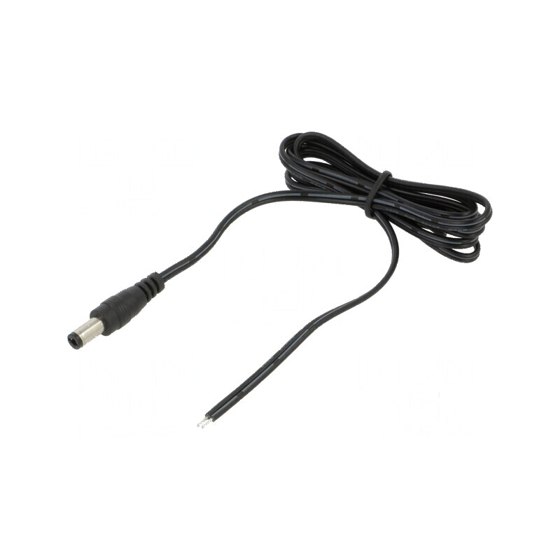 Cablu DC 5,5/2,5 mm 1m cu mufă drept, negru și gri 2x0,5mm2 | Electronic-mag.ro | Componente Electronice Cablu DC 5,5/2,5 mm 1m cu mufă drept, negru și gri 2x0,5mm2 | Electronic-mag.ro | Componente Electronice