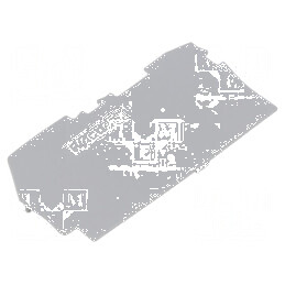 Placă extremitate gri 2102 - Accesoriu de construcție | Electronic-mag.ro | Componente Electronice