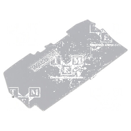 Placă extremitate gri 2102 - Accesoriu de construcție | Electronic-mag.ro | Componente Electronice