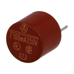 Siguranţă ardere rapidă 100mA 250VAC THT TR5 cupru | Electronic-mag.ro | Componente Electronice