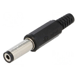 Conector alimentare DC mufă mamă 5,5/2,1mm cu manşon 14,5mm | Electronic-mag.ro | Componente Electronice