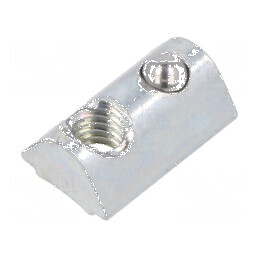 Piuliță profil 5mm oțel zincat M4 | Electronic-mag.ro | Componente Electronice