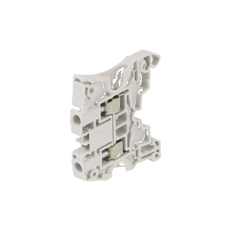Conector îmbinare şine 0,2÷6mm² 2 borne gri 6mm | Electronic-mag.ro | Componente Electronice Conector îmbinare şine 0,2÷6mm² 2 borne gri 6mm | Electronic-mag.ro | Componente Electronice