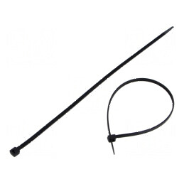 Colier de strângere poliamidă 301mm 4,8mm 250N negru | Electronic-mag.ro | Componente Electronice