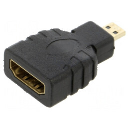 Adaptor HDMI 1.4 Micro HDMI Negru | Electronic-mag.ro | Componente Electronice