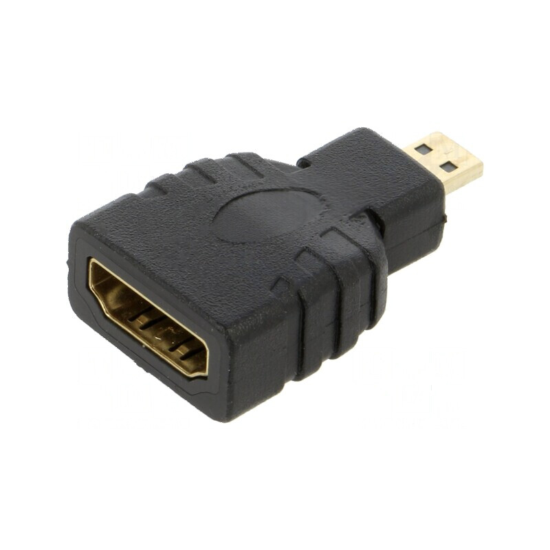Adaptor HDMI 1.4 Micro HDMI Negru | Electronic-mag.ro | Componente Electronice