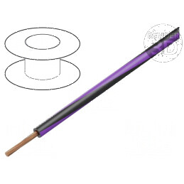 Cablu H05V-K 1mm2 PVC albastru-violet 300V 500V | Electronic-mag.ro | Componente Electronice