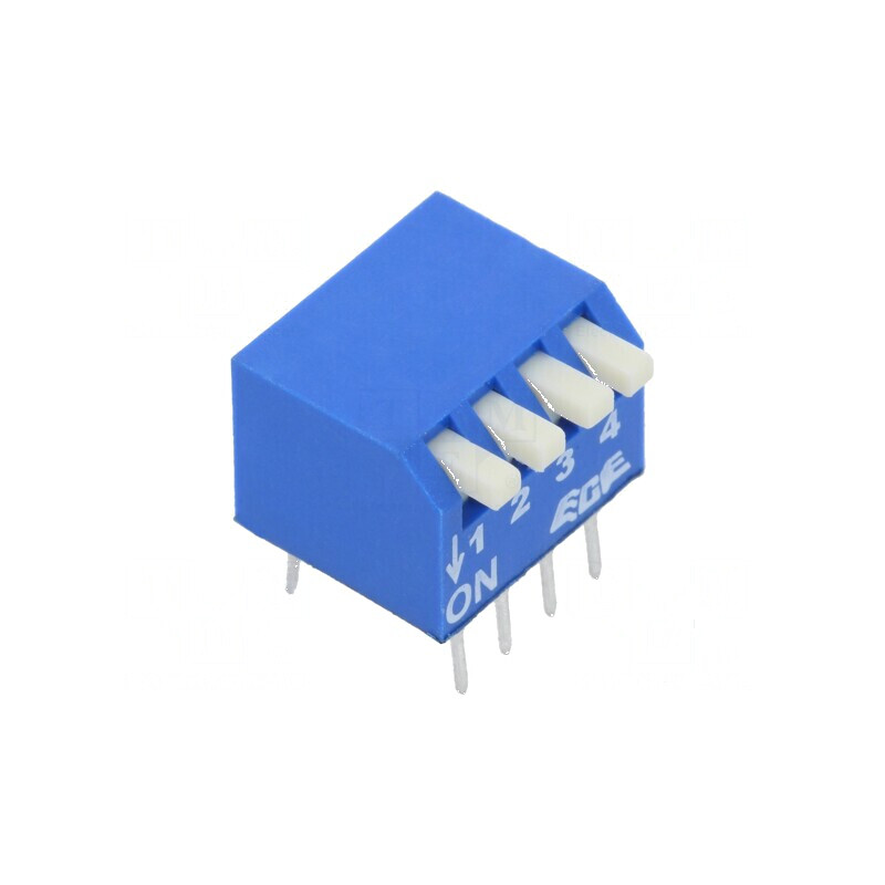 Comutator DIP-SWITCH 4 Secţiuni OFF-ON 0,025A/24VDC | Electronic-mag.ro | Componente Electronice Comutator DIP-SWITCH 4 Secţiuni OFF-ON 0,025A/24VDC | Electronic-mag.ro | Componente Electronice