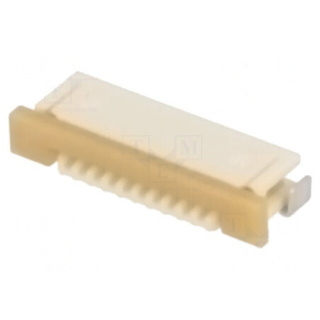 Conector FFC/FPC orizontal 10 pini ZIF | Electronic-mag.ro | Componente Electronice