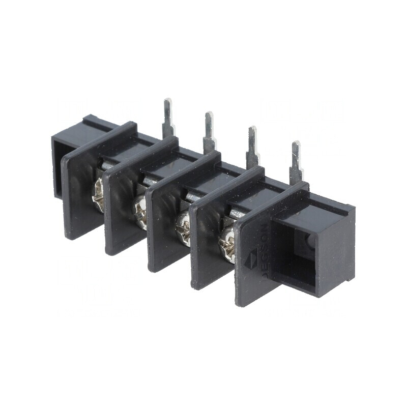 Regletă de conexiuni pentru PCB 90° 4 piste 4mm² 9,5mm | Electronic-mag.ro | Componente Electronice Regletă de conexiuni pentru PCB 90° 4 piste 4mm² 9,5mm | Electronic-mag.ro | Componente Electronice
