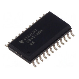 Decodor digital 4-16 linii CMOS SMD SO24 CD4000 | Electronic-mag.ro | Componente Electronice