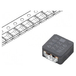 Inductor SMD 6,8uH 2,9A 5,5x5x3mm -40÷150°C | Electronic-mag.ro | Componente Electronice