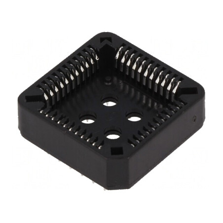 Soclu PLCC44 THT bronz-fosfor pentru circuite integrate | Electronic-mag.ro | Componente Electronice