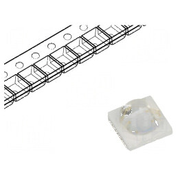LED UV 130° 3W 350mA SMD 3535 λd: 390-410nm | Electronic-mag.ro | Componente Electronice