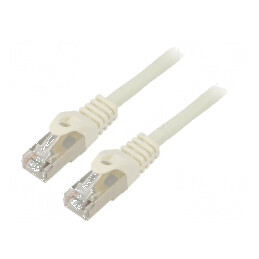 Cablaj Patch Cord F/UTP 6 Litat CCA PVC Alb 0,25m 26AWG | Electronic-mag.ro | Componente Electronice