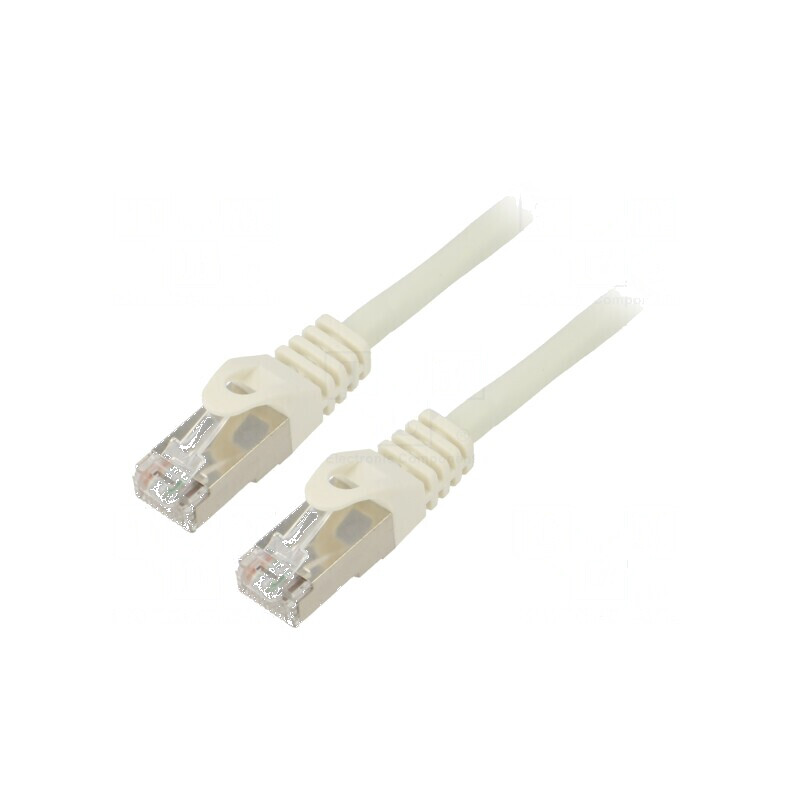 Cablaj Patch Cord F/UTP 6 Litat CCA PVC Alb 0,25m 26AWG | Electronic-mag.ro | Componente Electronice Cablaj Patch Cord F/UTP 6 Litat CCA PVC Alb 0,25m 26AWG | Electronic-mag.ro | Componente Electronice