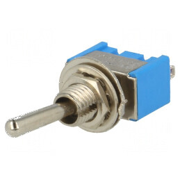Comutator basculant 2 SPDT ON-ON 3A/250VAC pentru lipit | Electronic-mag.ro | Componente Electronice