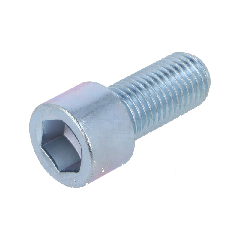 Şurub M16x35 cu cap rotund imbus HEX 14mm din oţel zincat | Electronic-mag.ro | Componente Electronice