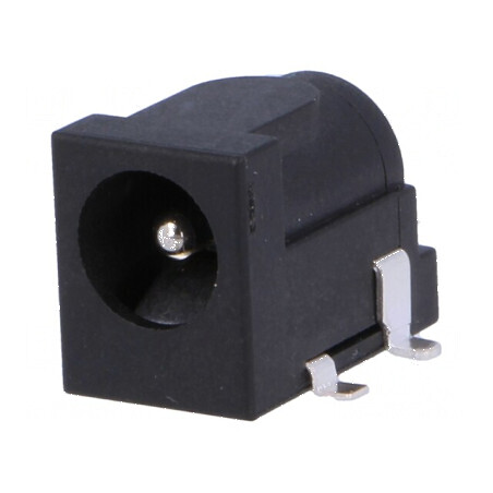 Conector alimentare DC 5,5/2,1mm soclu tată SMT | Electronic-mag.ro | Componente Electronice